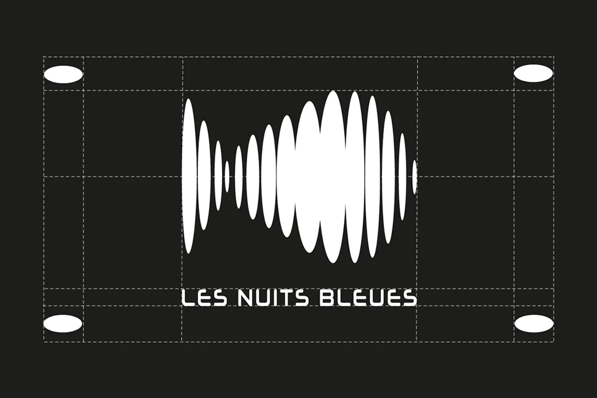 Zone de protection du logo Les Nuits Bleues